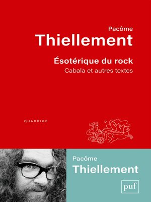 cover image of Ésotérique du rock. Cabala et autres textes